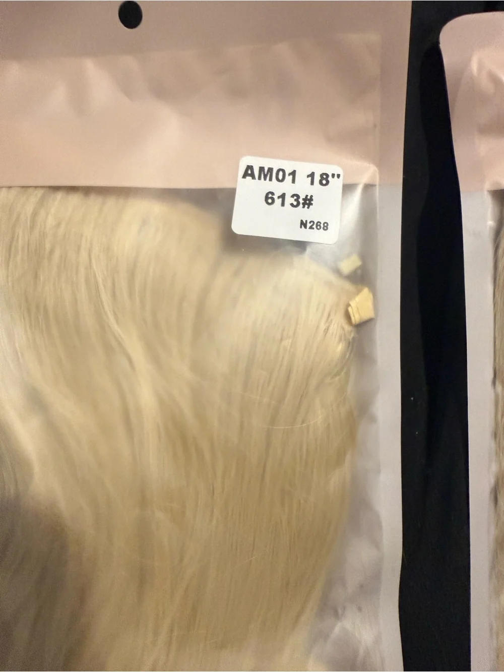 That Hair Blonde Halo Clip-In Hair Extensions - 613 Platinum Blonde
